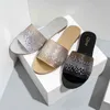 Slippers Slides Women Shoes Fashion Mosaic Watercolor Diamond Beach Sandals Sexy Hotel Home Slippers Versatile Lady 220525