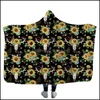 Decken, Heimtextilien, Garten, 150 x 130 cm, Sherpa-Decke, Sonnenblume, Blumenmuster, Leopard, 3D-gedruckt, für Kinder, Winter, Plüsch, Schal, Couch, Sofa, Überwurf