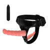 Nxy Dildos Mini Bullet Vibratorelastic Harness Strap on Double Strapon Sexspielzeug für Erwachsene für Frauen Lesben Paare Erotikshop 220418