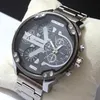 Wristwatches Military Tactical Men'S Silver Clock Dz Watch Large Hodinkay Watches For 2022 Men Wristwatch Man Relojes 7313