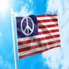 90 * 150 cm USA Bandiera simbolo della pace degli Stati Uniti 3'x5 ' Banner Occhielli resistenti allo sbiadimento