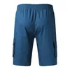 Calça masculina mens 42x34 shorts casuais esportes de bolso de vela de verão
