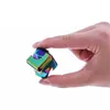 Metal Fidget Cube Finger Toy Toy Hand Spinner Peda￧o Quadrado Giroscador Giragem Top Al￭vio de Estresse Decompress￣o Toys Ansiedade Gu￭rera