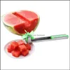 Watermelon Slicer Cutter Stainless Steel Knife Corer Tongs Windmill Cutting Fruit Vegetable Tools Kitchen Gadgets Drop Delivery 2021 Kitch