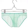 Sous-vêtements tentation sous-vêtements transparents pour hommes slips en dentelle U convexe grande poche renflement Slip Uomo Homem Pelado Cuecas Se1979