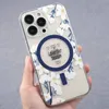Cas de téléphone TPU à fleur transparente transparente de 2,0 mm pour iPhone 13 12 11 Pro Max XR XS X 7G 8 Plus Aimation florale de l'objectif de la caméra complète complète