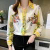 Blouses Shirts Chique stijl Elegant Lente Herfst Tops met lange mouwen Mujerwomensl2mk