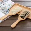 Home Practical Wooden Massage Comb Comfortable Simple Natural Air Combs Useful Upscale Airs Cushion Wood Combs Airbag Round Head