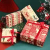 Presentförpackning 50 cm julomslag Craft Paper Roll DIY År favorSgift