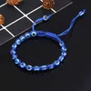 Kleurrijke Turkse blauwe boze ogen kralen Braad Bracelet Lucky Instelbare Braid Rope String voor mannen Vrouwen handgemaakte sieraden