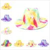Bérets Mode Coloré À Large Bord Chapeaux Panama Feutre Fedoras Chapeau Pour Hommes Femmes Printemps Laine Jazz CapsBérets BéretsBérets Wend22