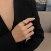 New Gothic Unusual Gold Opening Rings For Woman Fashion Korean Classic Jewelry Party Girls Sexy Finger Ring Design Gift