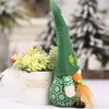 Decorative Objects & Figurines Irish Festiva Day Gnome Leprechaun Shamrock Handmade Swedish Tomte Plush DollDecorative