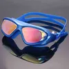 Lunettes de natation Anti-buée lunettes de piscine lunettes étanche lunettes de plongée réglables avec pince-nez G220422