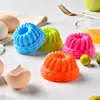 12pcs/conjunto Baking Moldes Mini Silicone Baking Cupcake Liners Pumpkin Muffin Pans Bolo Mold Mold Resistente à sobremesa Bandeja KDJK2207