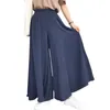 Casual Coole Lose Hosen Sommer Große Elastische Hohe Taille Hose Breites Bein Große Schaukel Strand Rock frauen Chiffon 220325