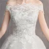 Andere Brautkleider 2022 Schulterfreies Spitzenkleid Braut Made in China Einfache Stickerei Vestido De NoivaAndere