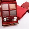 Marca Quad Color Eye Shadow Makeup Shimmer Palette # 03 Body Heat Ombretto con applicatori Pennello Ombres paupieres 4 Couleurs Alta qualità