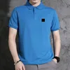 Man polos skjorta designer mens t skjortor sommar korta polo toppar med knopp broderi tshirts 13 färger s-4xl