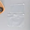 A5 A6 Clear bolsas de zíper fosco transparente Bolsa de papelaria perfurada Plástico Bolsa de embalagem PVC Pastas de caixa de lápis Pastas de arquivamento Supplies A12