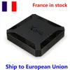 Fransa'ya Avrupa X96Q TV Kutusu Allwinner H313 Android 10.0 4K 1GB RAM 8GB ROM, 2GB RAM 16GB ROM 100M LAN