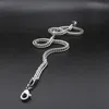 Kedjor Fashion Simple Titanium Steel Necklace Foxtail Chain Rostfria smycken Multilayer Godl22