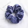 % 100 saf dut ipek saç bağları saten scrunchies kadın elastik kauçuk kızlar katı at kuyruğu tutucu ipi saç aksesuarları seti 20pcs