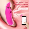 Nouveau sucer vibrateur gode sexy jouets pour femmes Clitoris Stimulation ventouse Bluetooth APP télécommande adulte 18