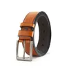 أحزمة Men's Pu Square Buckle Business Leisure 120cm Men Belt 2022 Fashion Belterbelts