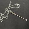 Hänge halsband mode metall halsband 4 färger mini sked små verktyg smycken rostfritt stål kreativt handgjorda halsband