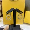Designer Designer Earring Studs luksurys marki modne kolczyki dla kobiet lady dziewczęta klasyczne litery Diamond Preal Stud prezent 9 styl