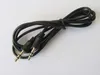 Câbles auxiliaires stéréo noirs Aux 3.5mm mâle à mâle Jack câble Audio de voiture cordon pour Samsung téléphone MP3 casque haut-parleur fil