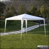 Ombre Jardin Bâtiments Patio Pelouse Maison 10X10 Auvent Fête Tente De Mariage Pavillon De Gazebo Robuste Cater Événement En Plein Air Drop Deliver8464501