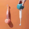 プラスチック製のカタツムリ電気歯ブラシホルダーウォール自己粘着性歯磨き粉保管ラックシェーバー歯ブラシディスペンサーバスルームオーガナイザーVTMTL1222