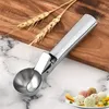 Ice Cream Scoops Stacks Stainless Steel Digger NonStick Fruit Ball Maker Watermelon Spoon Tool 220531