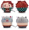 5pcs/lote demon slayer luxuhous caloud Keychain Kids Presente 10cm