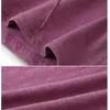 Ribbed Sping Moda Bambusa Bawełniana Koszulka Jesień Kobiety O-Neck Loose Proste Purpurowe Tshirt Długi Rękaw Panie Zielony Przytulny Top 220407