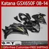 Bodys Zestaw do Suzuki Katana GSX-650F GSXF 650 MATE BLACK GSXF-650 08-14 120NO.32 GSX650F GSXF650 08 09 10 11 12 13 14 GSX 650F 2008 2009 2011 2011 2013 2013 2014 Owalnia