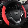 Steering Wheel Covers Sport Auto Anti-Slip Leather Car Steering-wheel Cover Car-styling Anti-catch Holder ProtorSteering