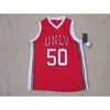 #4 Larry Johnson #50 Greg Antho #32 Stacey Augmon Unlv Runnin Rebels Top College 농구 유니폼 사용자 정의 xs-6xl 조끼 조끼 셔츠