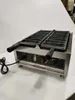 Equipamento de processamento de alimentos Comercial 110V 220V Electric 8pcs Penis Waffle Hot Dog Baker Máquina de ferro fabricante de vulva