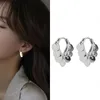 Hoop Huggie petites boucles d'oreilles rondes en argent pour les femmes charme mode bijoux fête mariage anniversaire cadeau luxe GiftHoop Kirs22