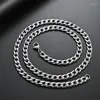 Einfache hochwertige Think Link Chain 5MM 7MM Edelstahl Halskette Ein Geschenk an meinen Mann Hip Hop Rap Street Herren Halsketten Ketten Morr22