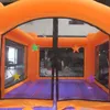 Gratis d￶rrleverans utomhusaktiviteter 4x3 m uppbl￥sbar luft studsa hus kommersiell jumper bouncer hoppande bouncy slott till salu