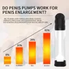 Male Penis Pump for Men Adult Vacuum Masturbator sexy Toys Automatic Enlargement Penile Trainer Enhancer Cock Extender