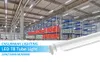 Jesled T8 G13 LED ampuller 4 ayak 22W 6000K Soğuk Beyaz Tüp Işıkları 4ft Buzlu Kapak Floresan Ampul Balast Bypass Çift Uçlu Güç