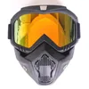 Gogle narciarskie na motocross i okulary przeciwsłoneczne rowerowe do snowboardu taktycznego motocyklowego kasku twarzy