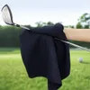 15.7x15.7 inç Siyah Golf Temizleme Havlu Mıknatıslı Mikrofiber Malzemeleri