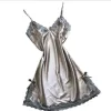 Dames nachtdress Backless Princess Dress Sexy Spaghetti Riem Sleepshirts Lace Mesh Pyjamas Nachtjamon Nachtjongen Sleep Loungewear