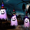 Strings LED Halloween Light Dekoracja wisząca migająca czarownica ducha 3 tryby oświetlenia do domu na zewnątrz oświetleni